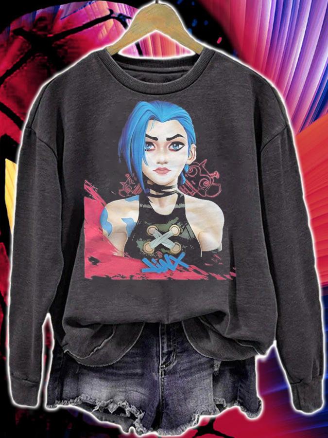 Arcane Jinx League of Legends 2021 T-shirt t-shirt sweatshirt