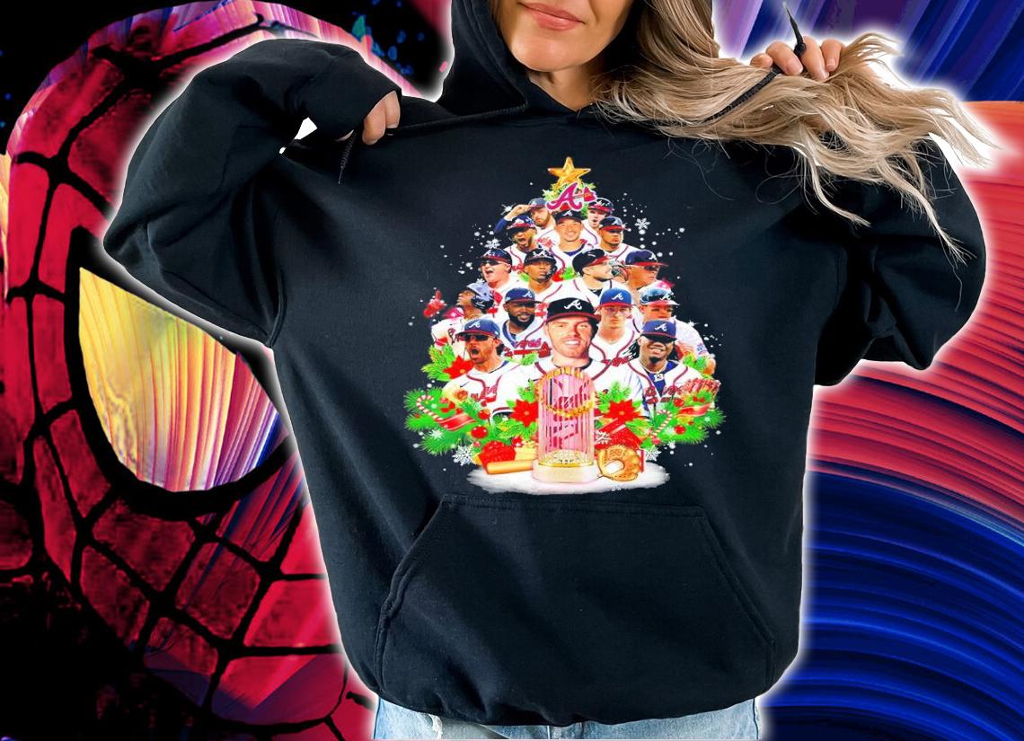 Atlanta Braves World Series Champions 2021 Christmas Tree Shirt t-shirt hoodie