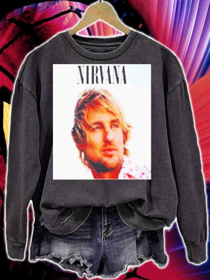 Babs Grey Owen Wilson Nirvana Shirt t-shirt