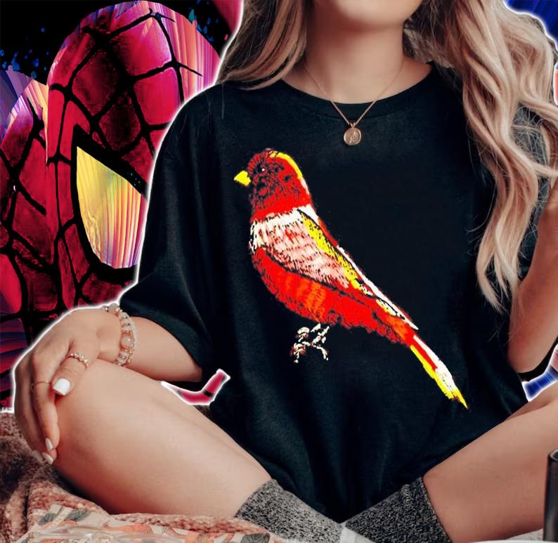 Beautiful Bird Lover Graphic Art T-Shirt t-shirt woman shirt