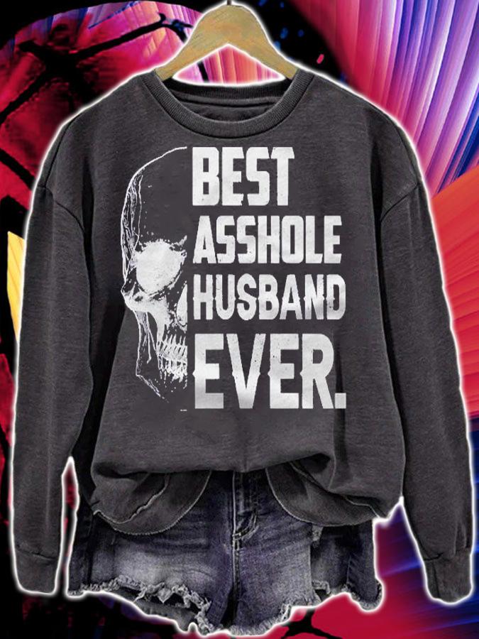 Best Asshole Husband Ever Gift For Wedding Anniversary shirt t-shirt