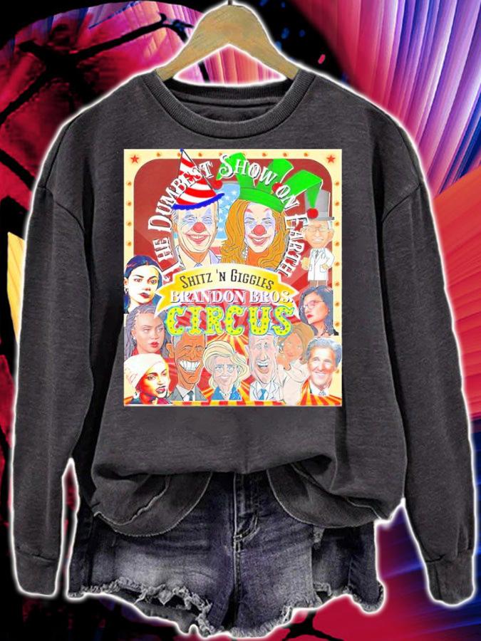 Biden Liberal Democrat Circus Dumbest Obama Pelosi Aoc Squad Shirt t-shirt sweatshirt