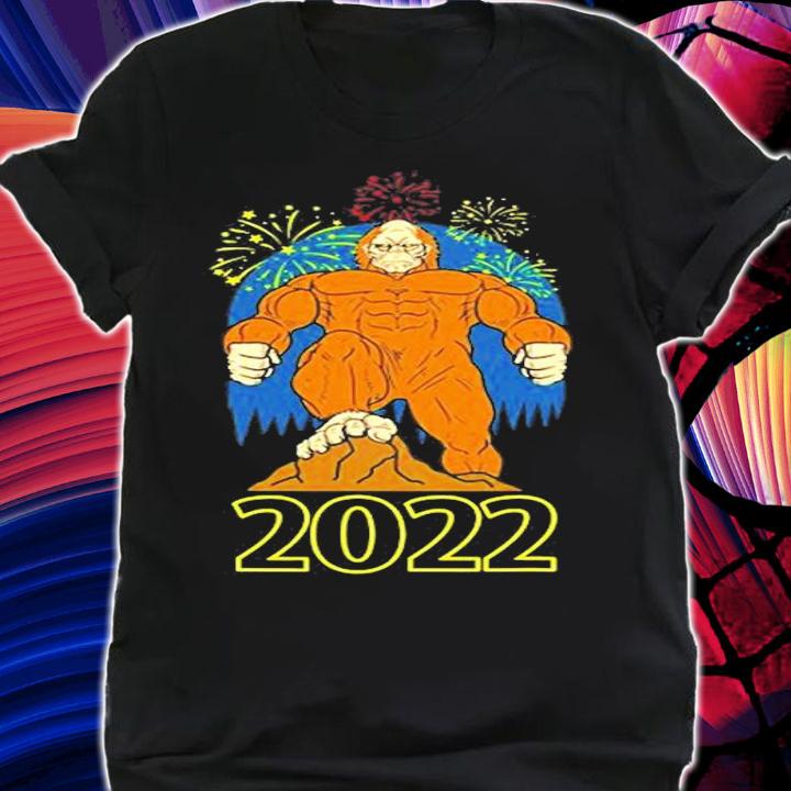 Bigfoot New Years Eve 2022 Party Pajamas Nye Boys Girls Kids T-Shirt t-shirt