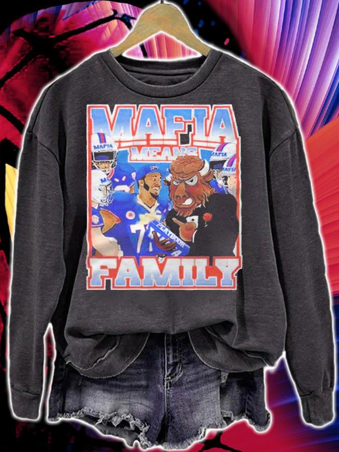 Bills Benny Collab Mafia Means Family T-shirt t-shirt sweatshirt