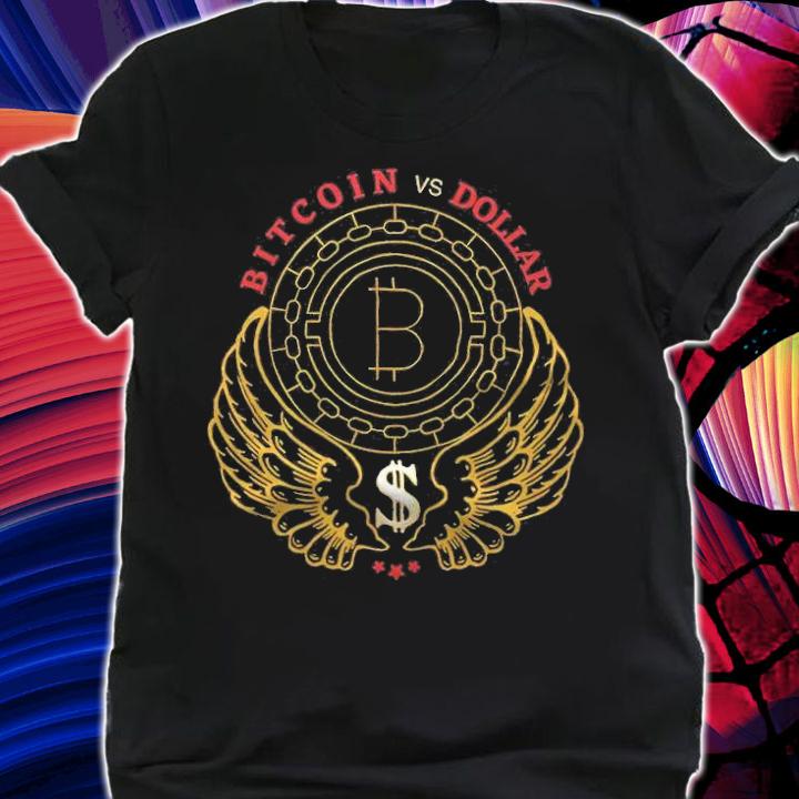 Bitcoin Vs Dollar logo 2022 T-shirt t-shirt