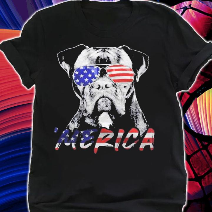 Boxer Dog American Usa Flag Merica 4Th Of July Dog Lover Shirt t-shirt shirt