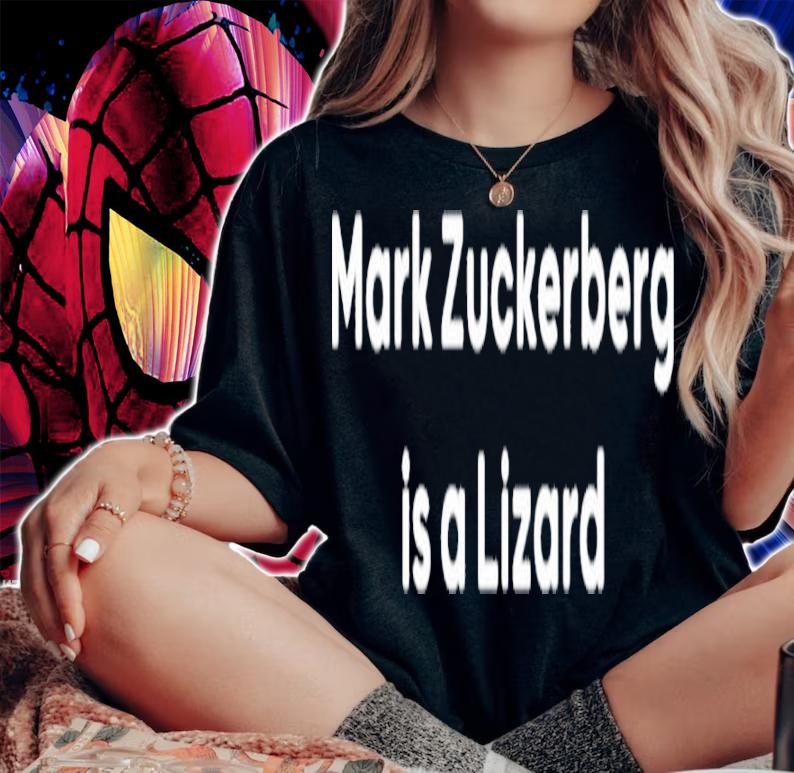 Brett Okamoto Mark Zuckerberg Is A Lizard Shirt t-shirt