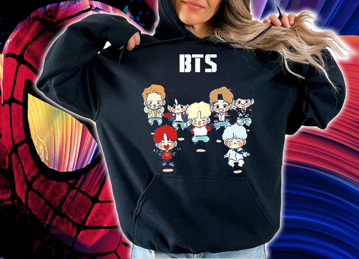 BTS Bangtan Cute Chibi T-Shirt t-shirt hoodie
