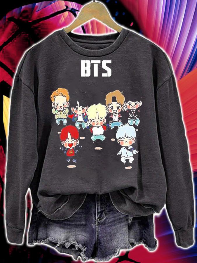 BTS Bangtan Cute Chibi T-Shirt t-shirt sweatshirt