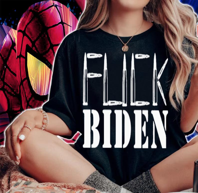 Bullet Fuck Biden Shirt t-shirt