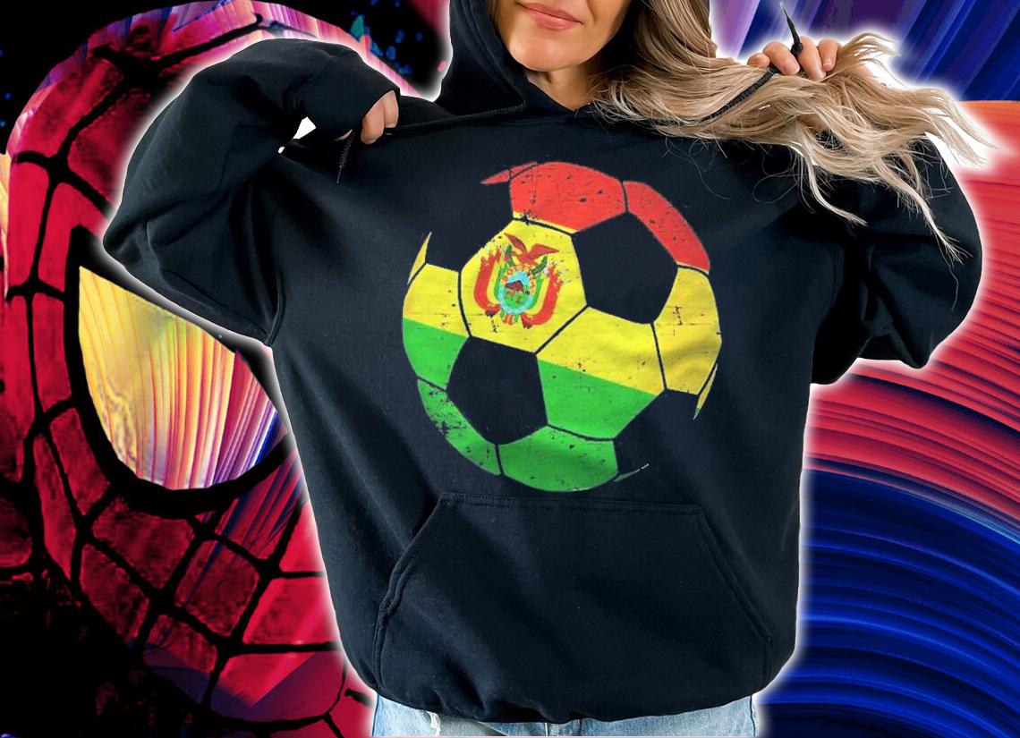 Bolivia Soccer Ball Flag Jersey Bolivian Football Gift shirt t-shirt