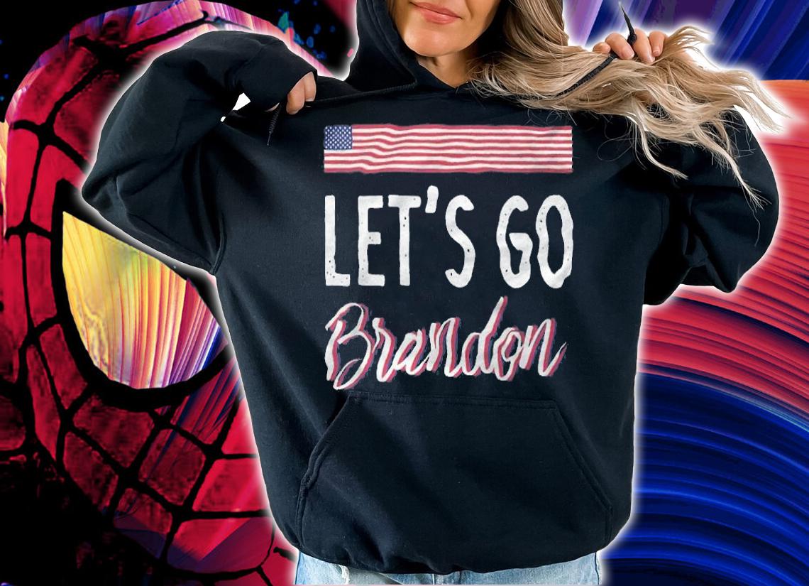 Let's Go Brandon USA Flag Trending Design T-Shirt t-shirt