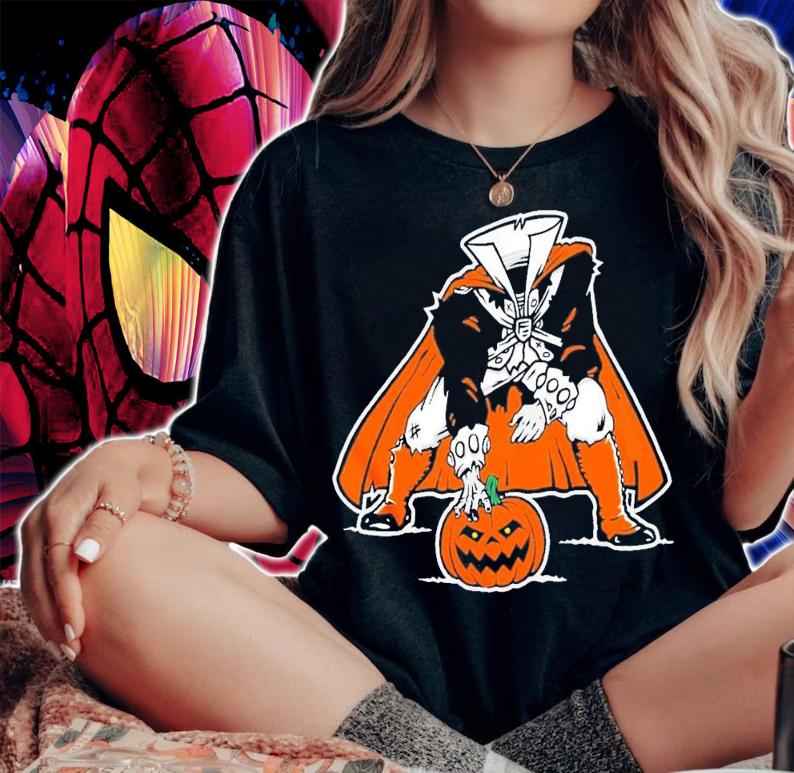 Three Point Stance Headless Horseman Halloween shirt t-shirt
