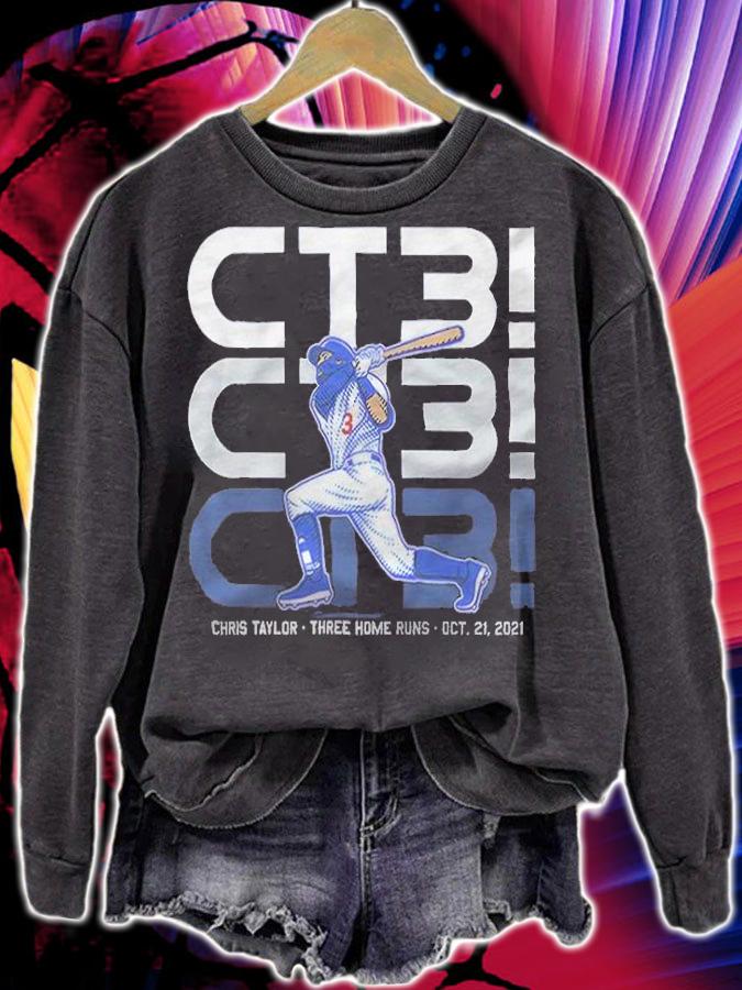 Chris Taylor CT3 Three Home Runs OCT 21 2021 Shirt t-shirt
