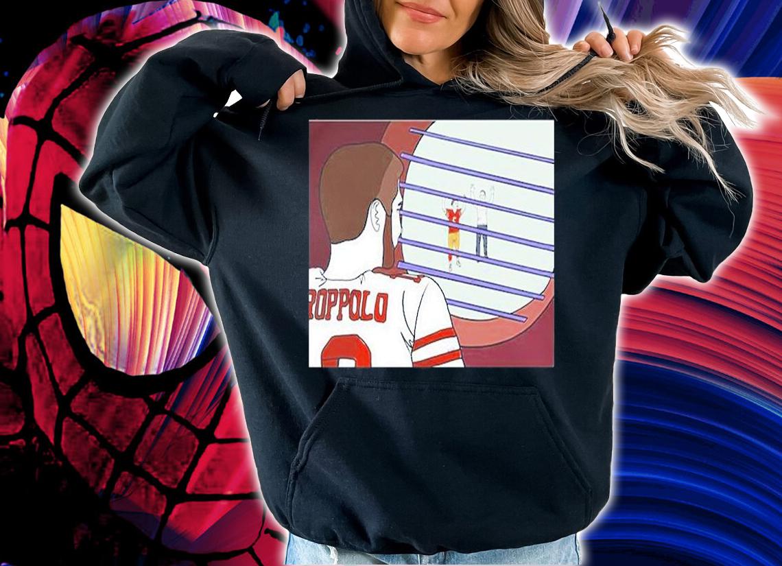 Drawing Jimmy G Every Day Until He Gets Traded Day 51 T-Shirt t-shirt hoodie