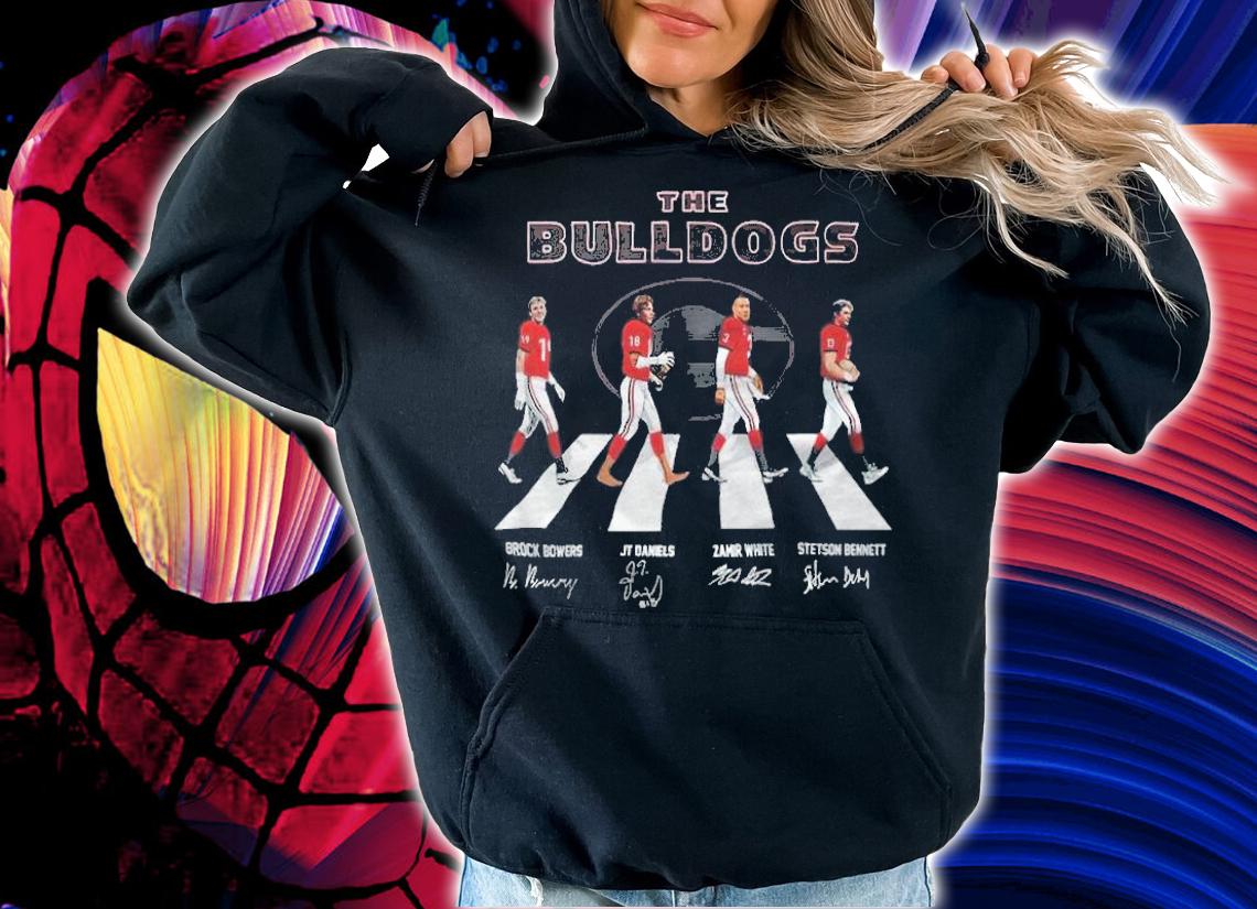 Georgia Bulldogs Football Team Signatures Abbey Road Shirt t-shirt
