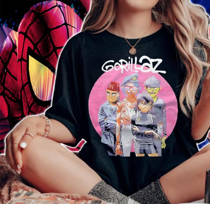 Gorillaz humanz group T-shirt t-shirt