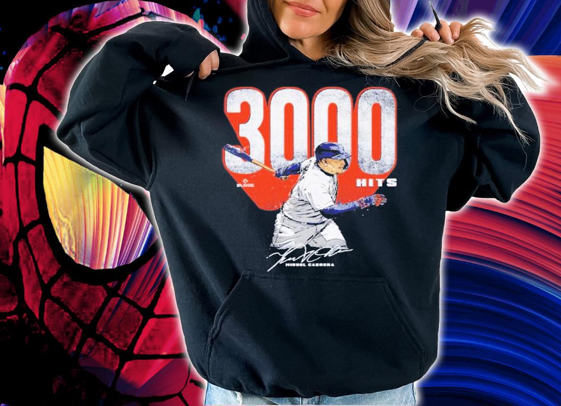 Miguel Cabrera Detroit 3000 Hits Baseball Sigantures Shirt t-shirt hoodie