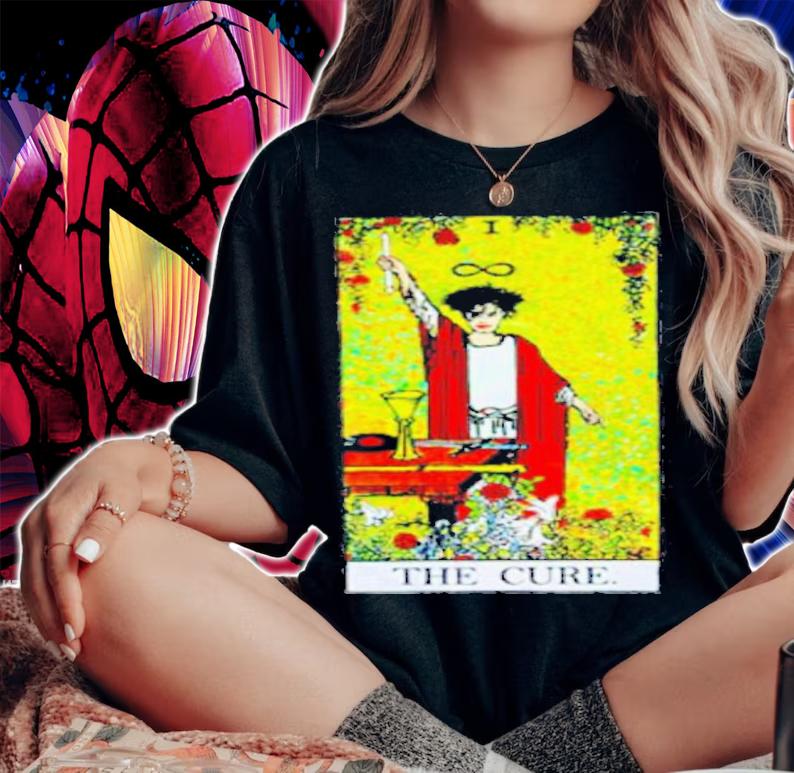 Robert Smith The Cure Tarot Card Shirt t-shirt woman shirt