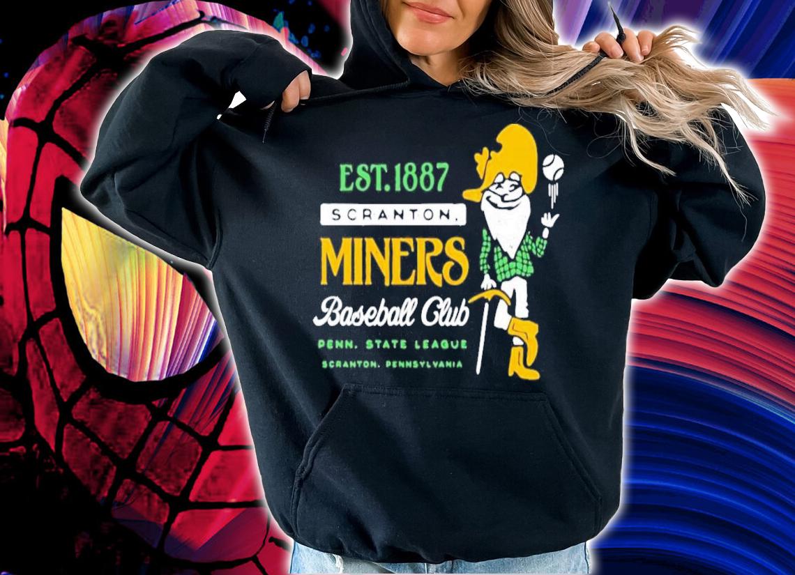 Scranton Miners Baseball Club Penn State League Est 1887 Shirt t-shirt hoodie