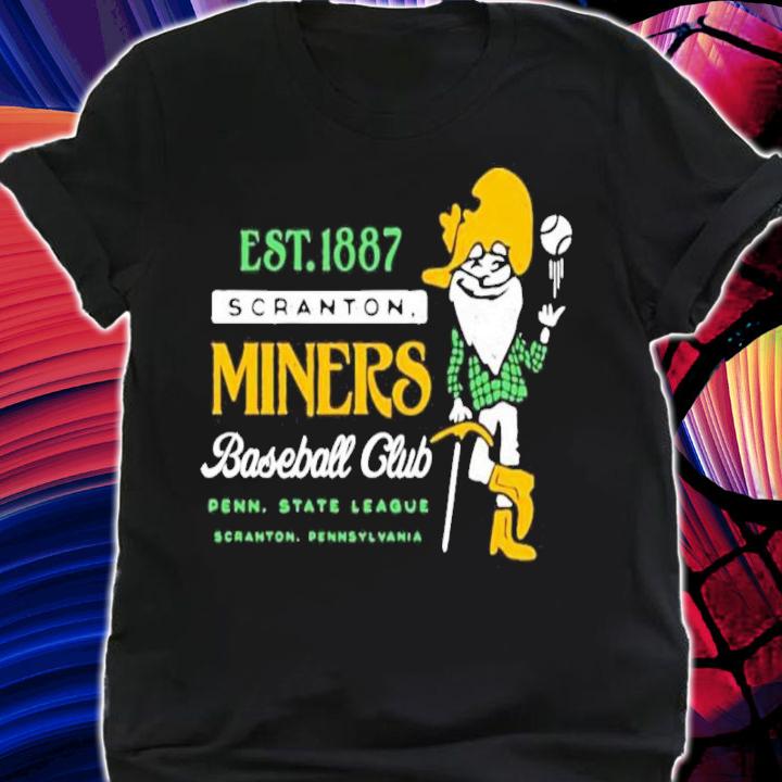 Scranton Miners Baseball Club Penn State League Est 1887 Shirt t-shirt shirt