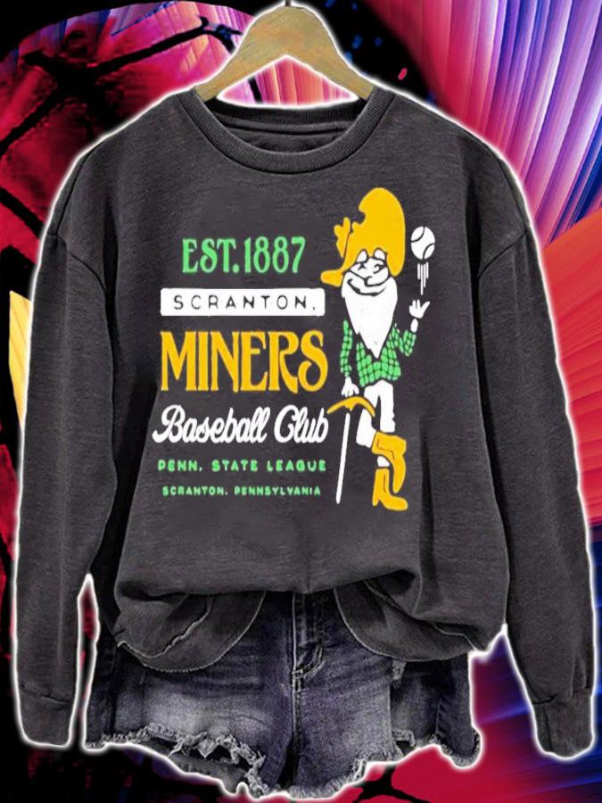 Scranton Miners Baseball Club Penn State League Est 1887 Shirt t-shirt sweatshirt