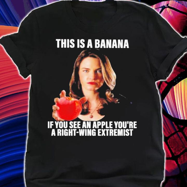 This Is A Banana If You See An Apple You're A Right-wing Extremist Shirt t-shirt