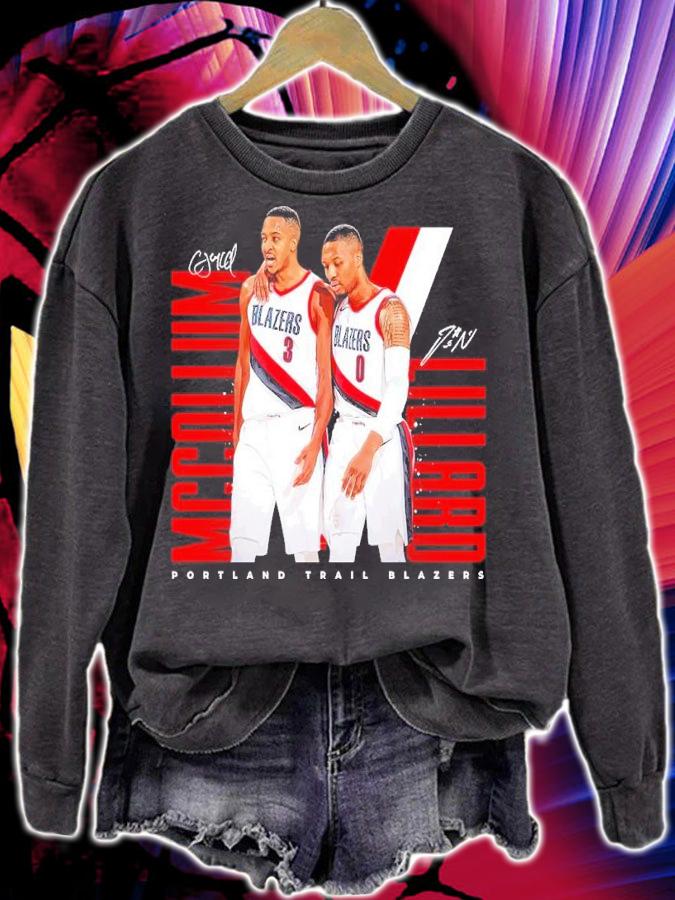 Lillard Mccollum Portland Trail Blazers Basketball Shirt t-shirt sweatshirt