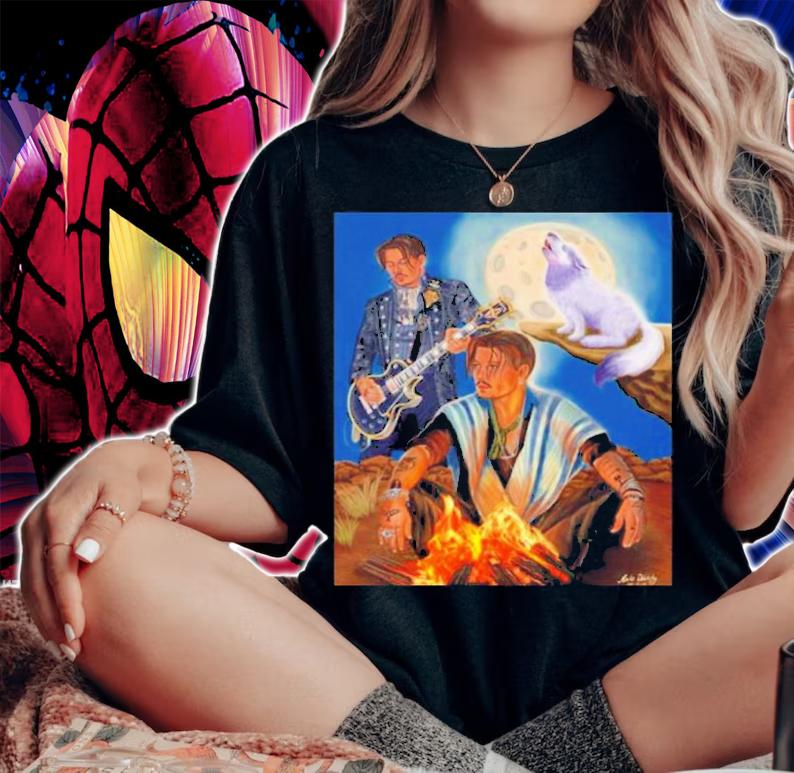 Moonlight Serenade Marika's #Justiceforjohnnydepp Shirt t-shirt woman shirt