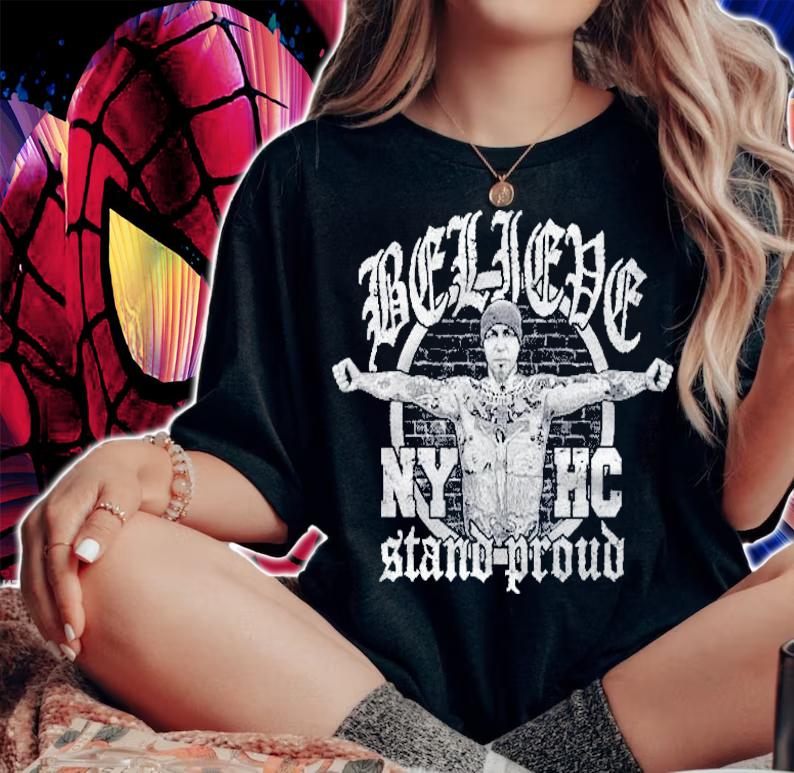 Roger Miret Believe New York Hardcore Stand Proud Shirt t-shirt woman shirt