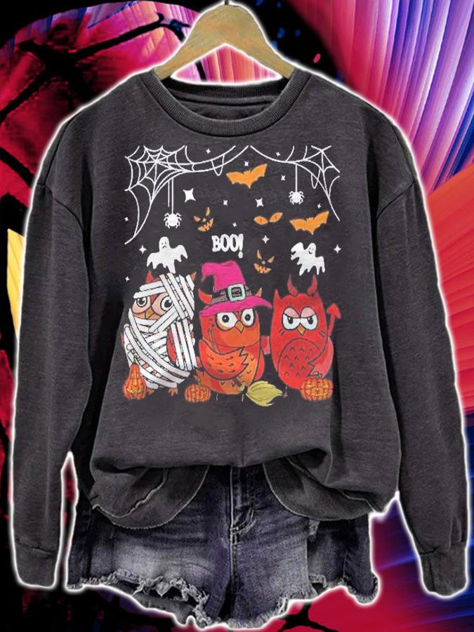 Halloween Owl Halloween Costume Gift Shirt t-shirt sweatshirt