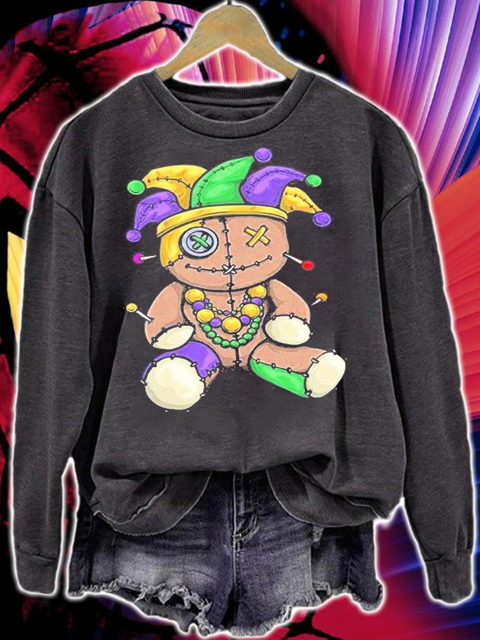 Mardi Gras Voodoo Doll T-Shirt t-shirt sweatshirt