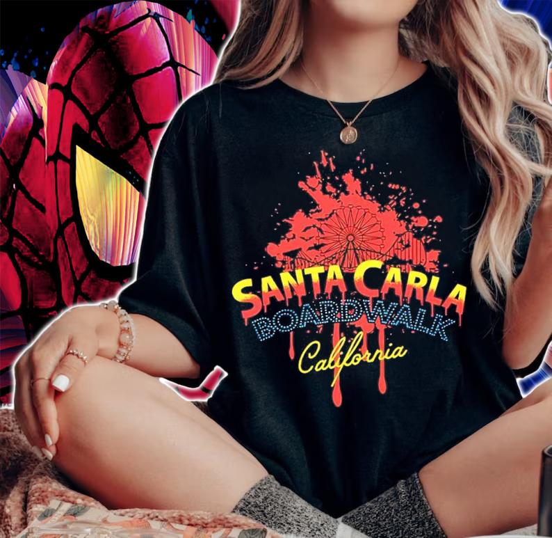 Santa Carla Boardwalk California Shirt t-shirt woman shirt