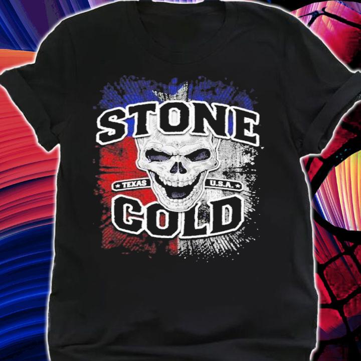 Stone Cold Steve Austin Texas Flag Skull Shirt t-shirt shirt