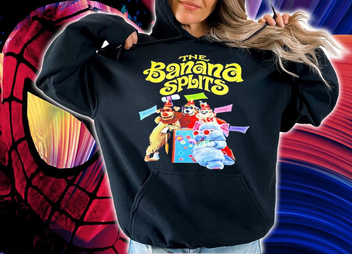 The Banana Splits Retro Cast Drooper Fleegle Bingo Snorky Shirt t-shirt