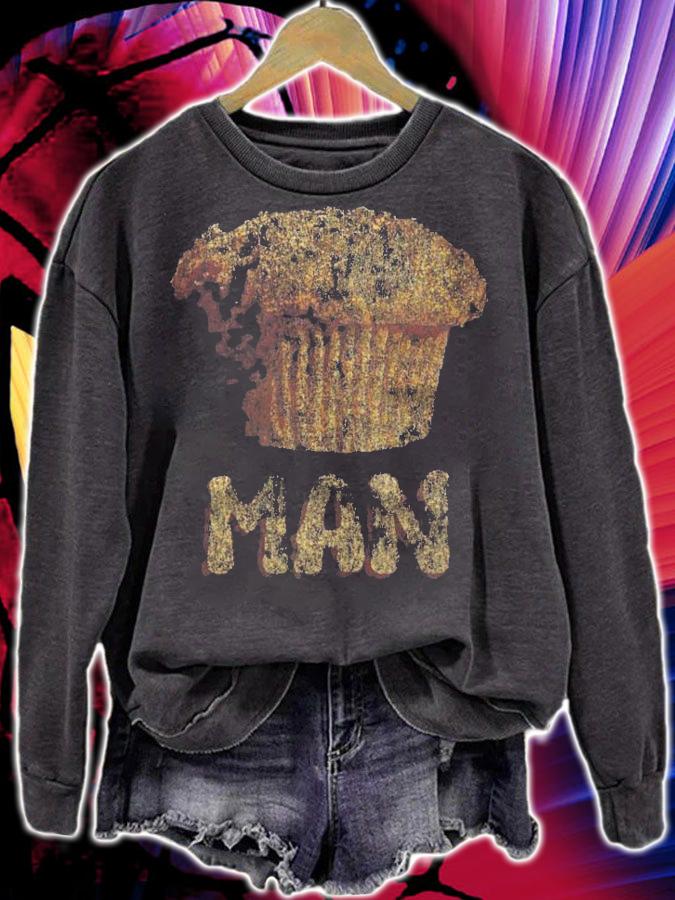 Vintage Muffin Man Sweet Food Shirt t-shirt sweatshirt