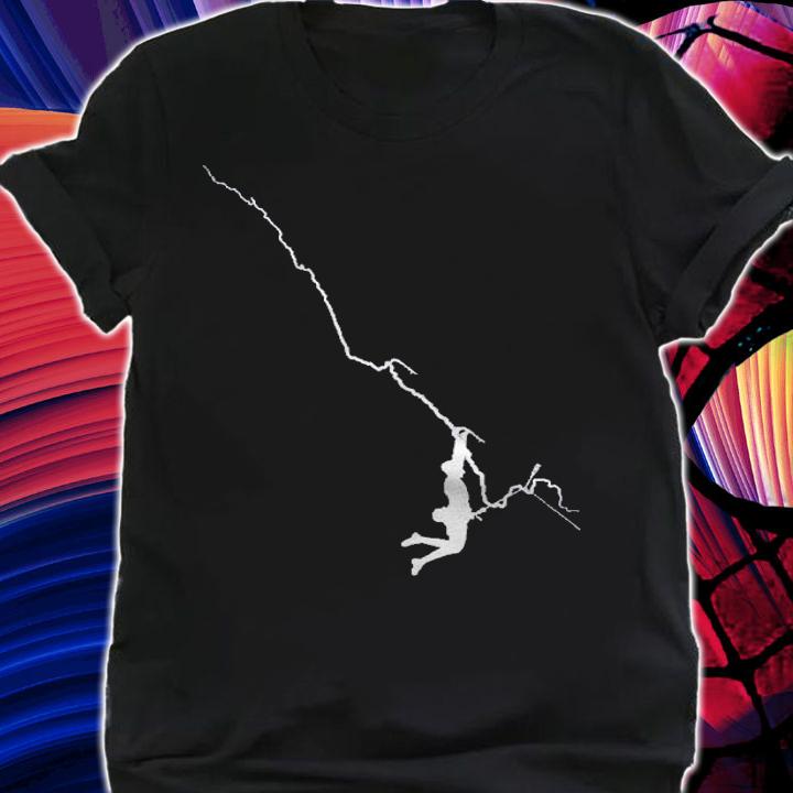 Climbing Route Extreme Rock Climber And Free Climber Shirt t-shirt shirt