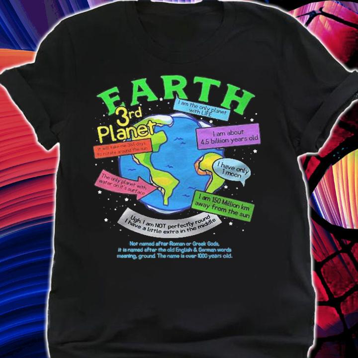 Teaching Learning About Space Earth Planets Shirt t-shirt
