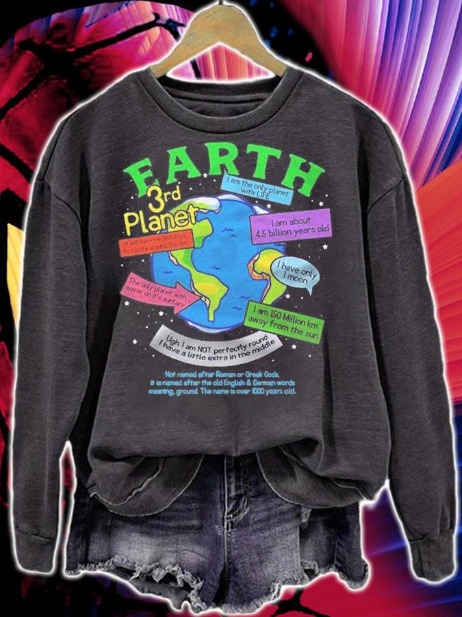 Teaching Learning About Space Earth Planets Shirt t-shirt