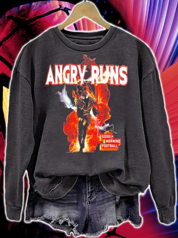 Kyle Brandt Angry Runs Good Morning Football Shirt t-shirt sweatshirt