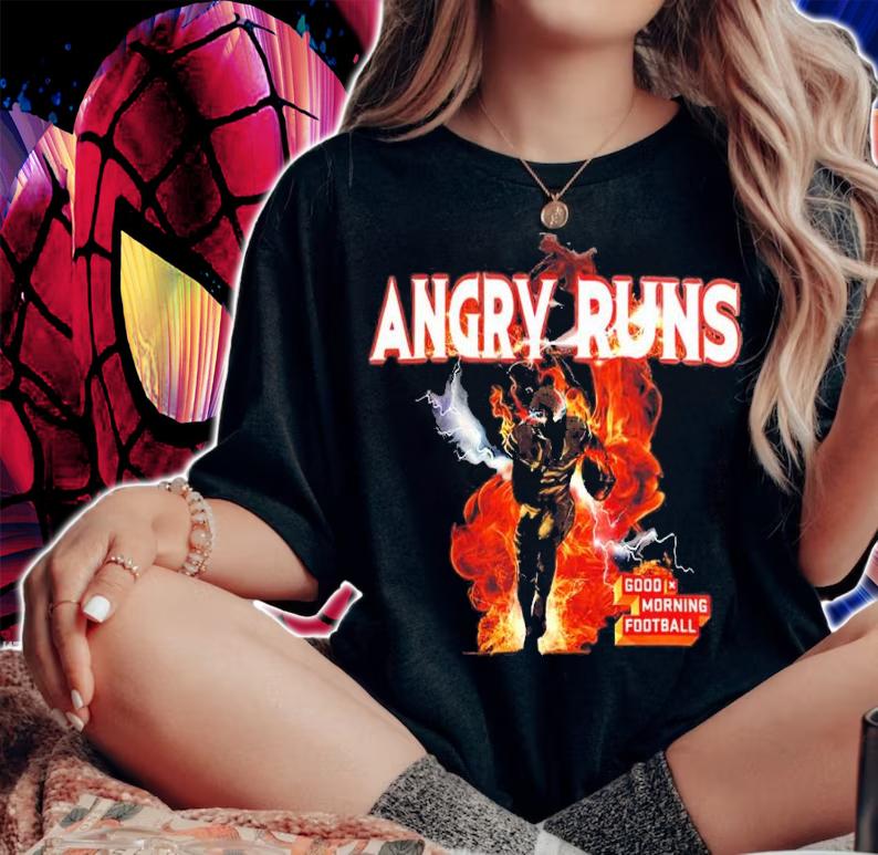 Kyle Brandt Angry Runs Good Morning Football Shirt t-shirt woman shirt