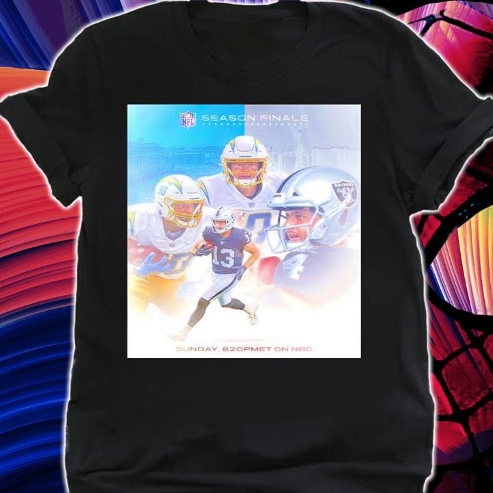 NFL Season Finale football Los Angeles Chargers vs Las Vegas Raiders shirt t-shirt
