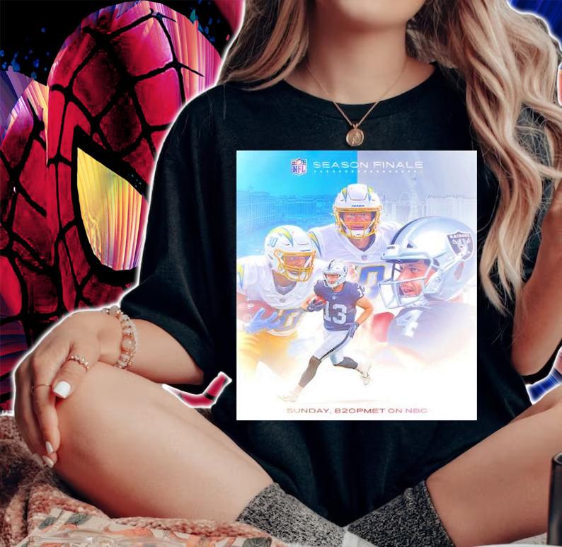 NFL Season Finale football Los Angeles Chargers vs Las Vegas Raiders shirt t-shirt