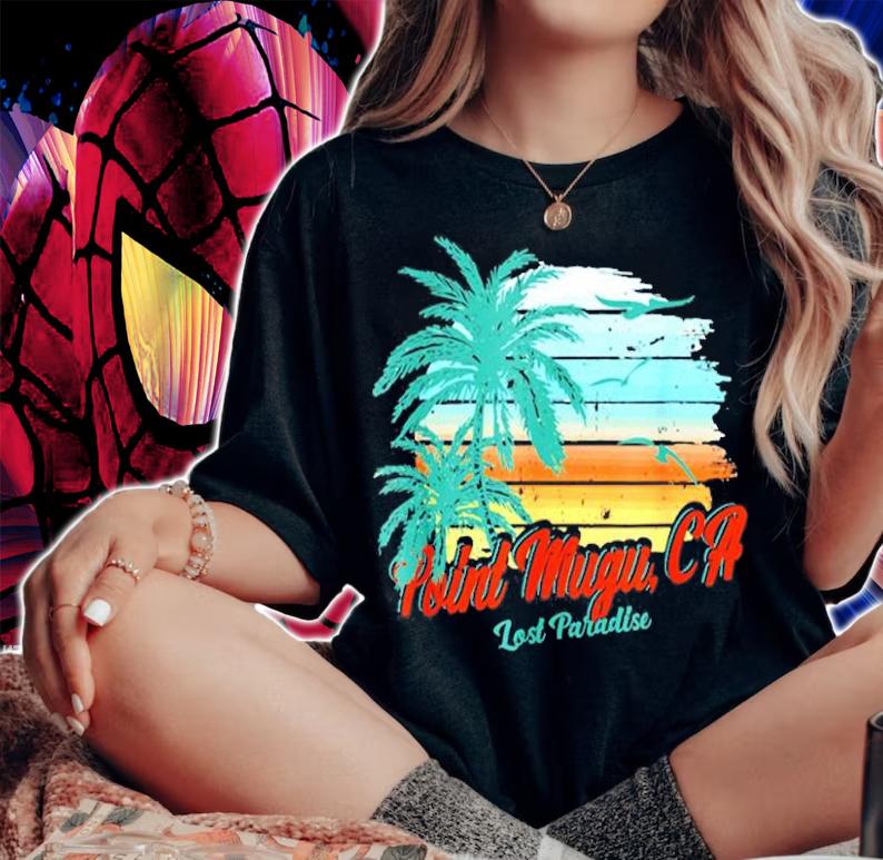 Point Mugu Beach California Shirt Lost Paradise T-Shirt t-shirt woman shirt