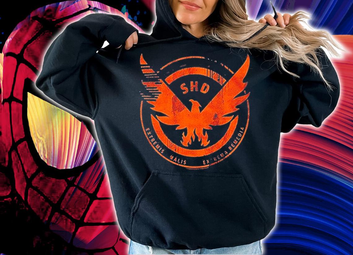 The Division Action Role-Playing Video Game Agent Shield Adult T-Shirt t-shirt