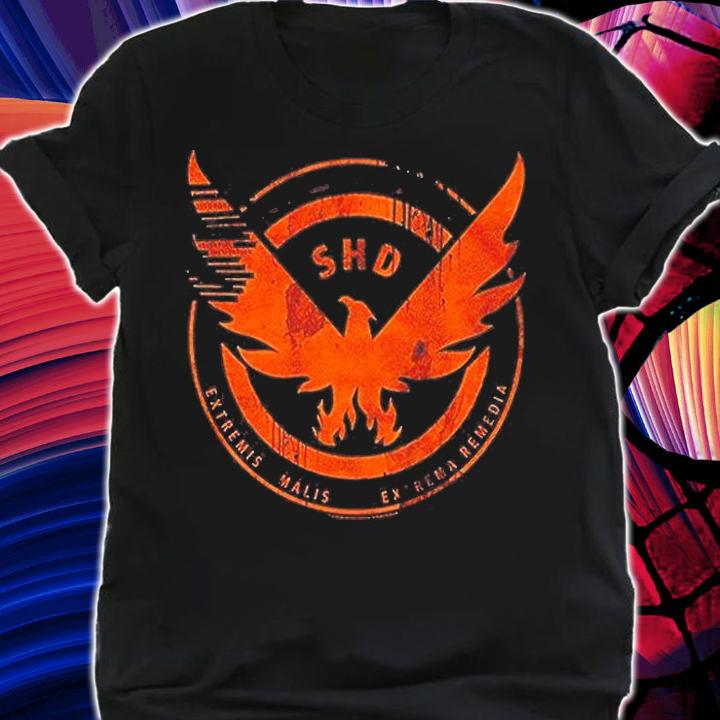 The Division Action Role-Playing Video Game Agent Shield Adult T-Shirt t-shirt