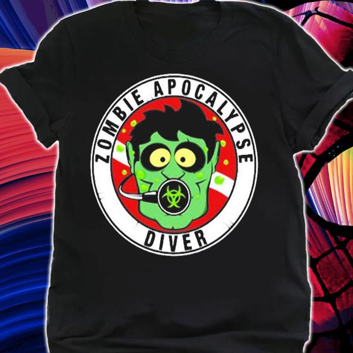 Zombie Apocalypse Scuba Diver Diving Halloween Costume T-Shirt t-shirt shirt