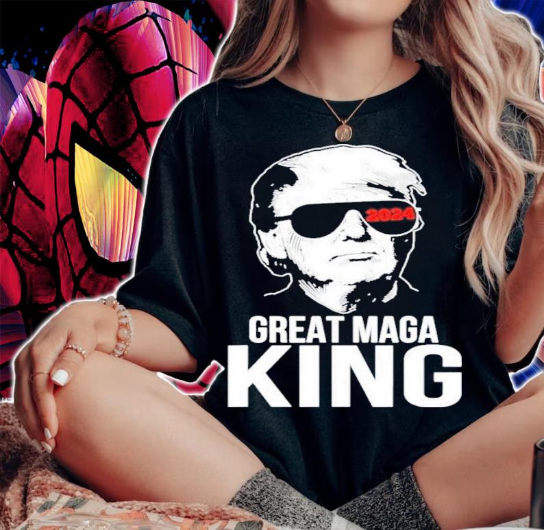 Donald Trump 2024 The Great Maga King Shirt t-shirt woman shirt