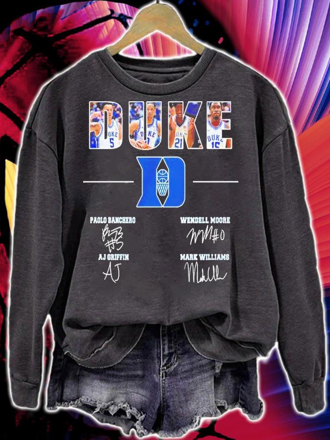Duke Blue Devils Best Players Paolo Banchero Wendell Moore Aj Griffin Mark Williams Signatures T-Shirt t-shirt sweatshirt