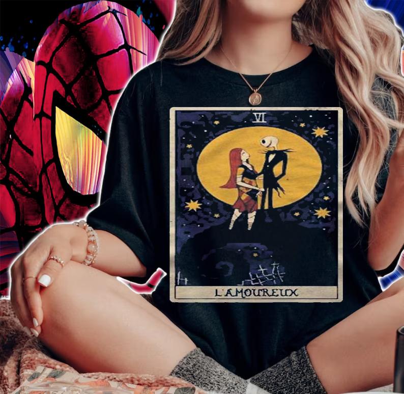 LAmoureux Nightmare Before Christmas Classic T-shirt t-shirt woman shirt